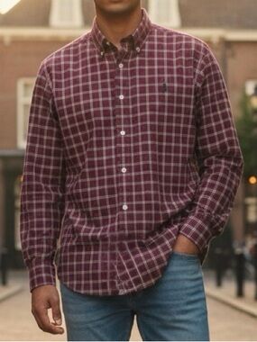 Ralph Lauren Plaid Long Sleeve “Blake” Shirt